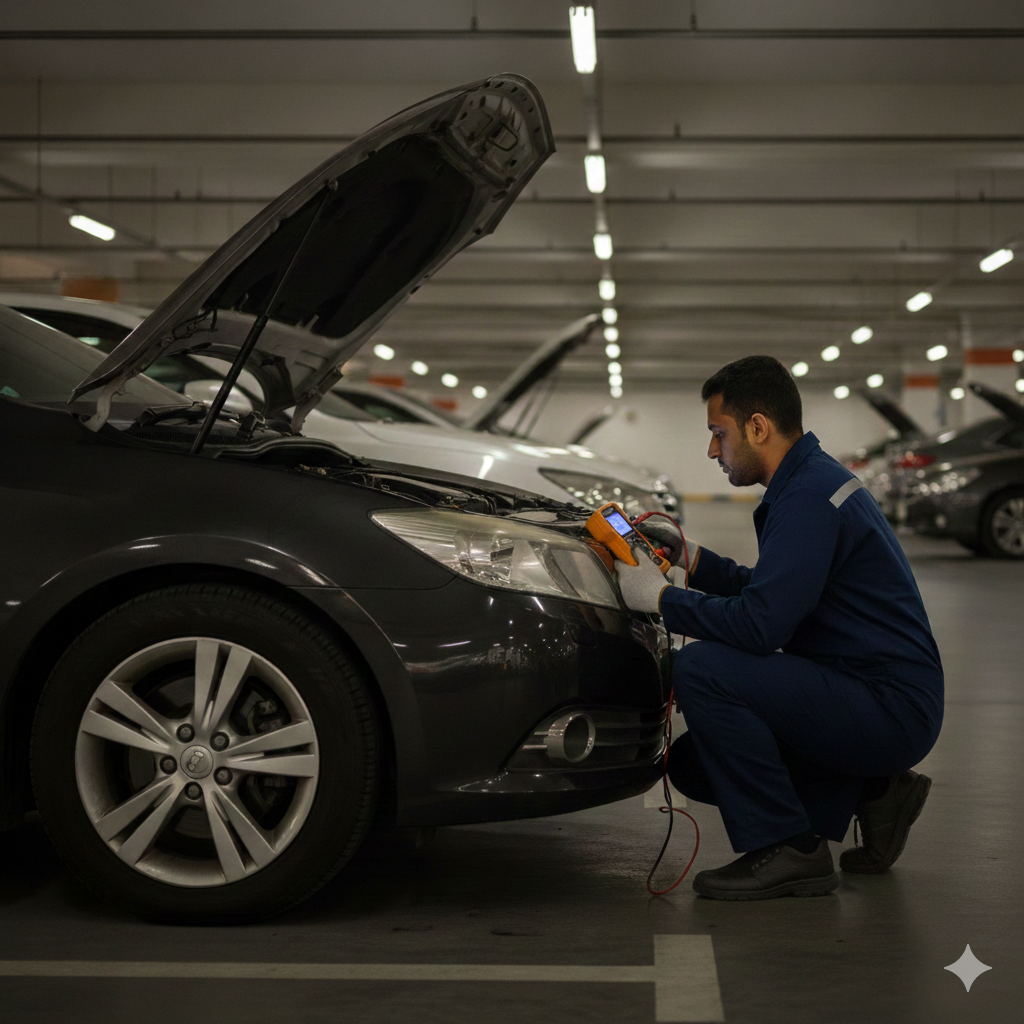 Car battery replacement