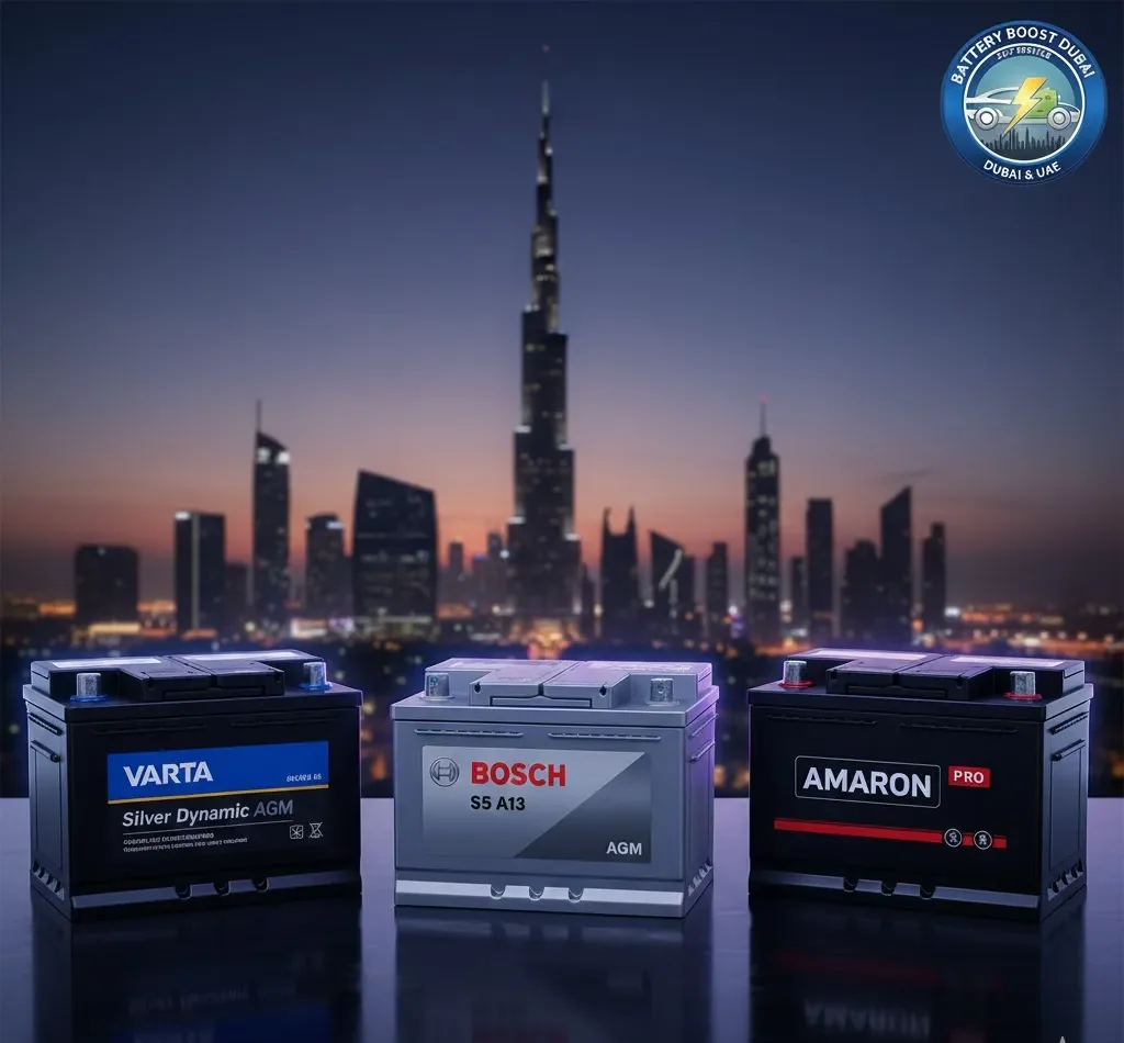 Varta, Bosch and Amaron car batteries available in Dubai