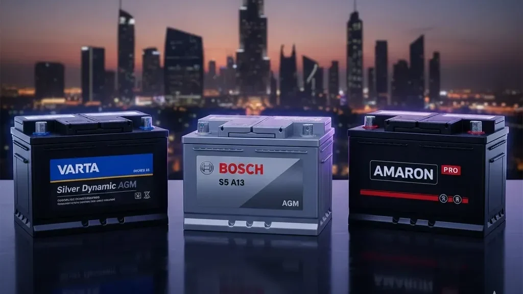 Varta, Bosch and Amaron car batteries available in Dubai